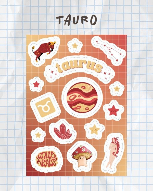 Producto - Planchas A6 de signos - 12