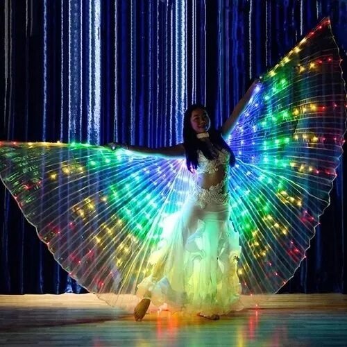 Producto - Capa de Luces Microled Alas de Hada 1,35mts