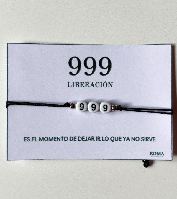 Producto - PULSERA MENSAJE 999