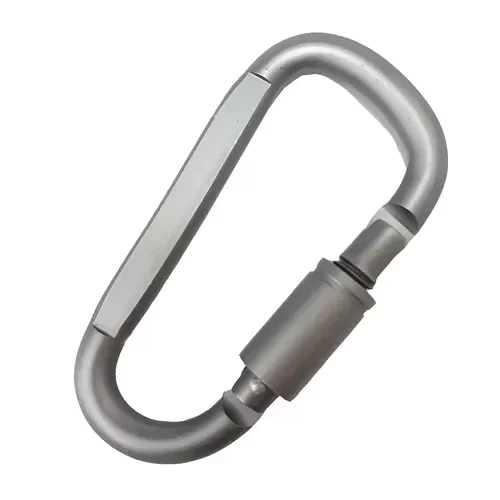 Producto - Combo 3 Mosquetónes Porta Materiales Aluminio Rosca Manual