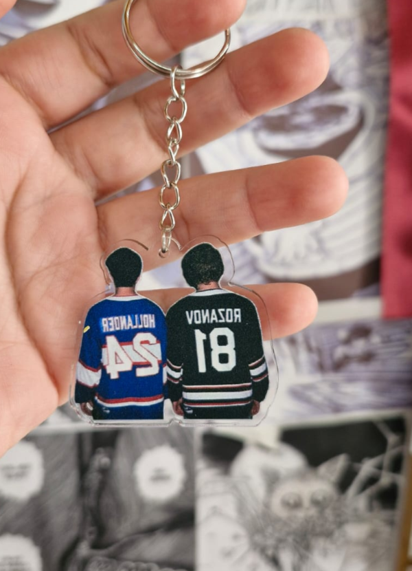 Producto - MÁS QUE RIVALES - LLAVERO ACRÍLICO SHANE E ILYA HEATED RIVALRY