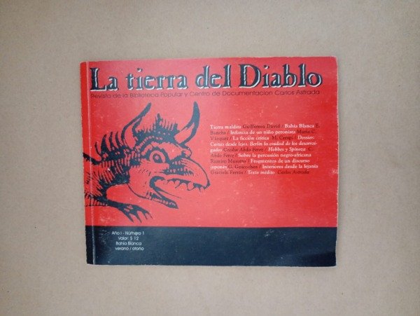 Producto - La tierra del diablo #1 - David Banchs Astrada Musotto - Marzo 2006