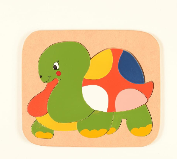 Producto - Rompecabeza madera Tortuga 11 piezas