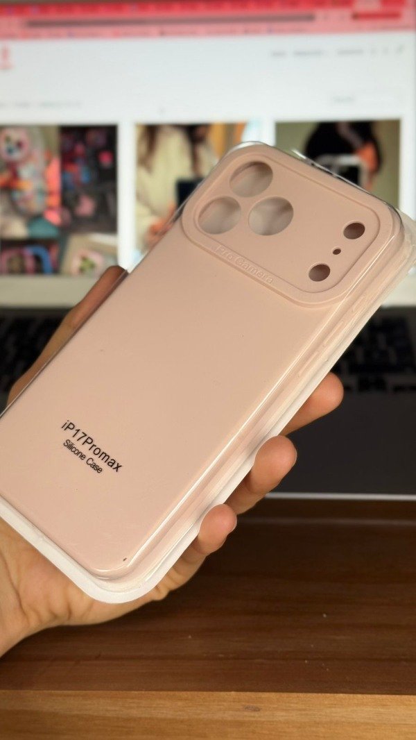 Producto - Silicona Pro Camera Rosa  (17 Pro)