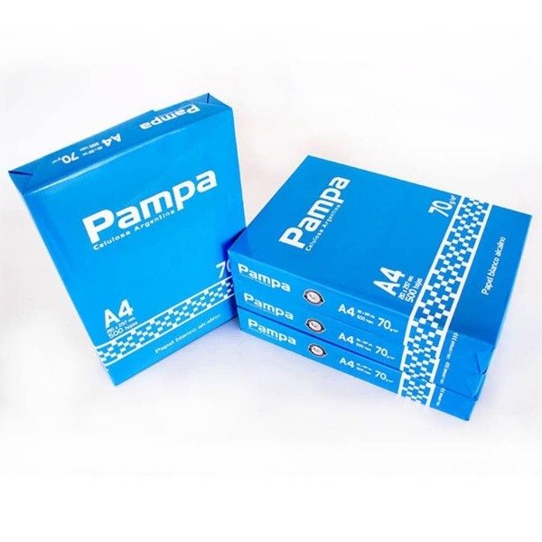 Producto - Resma Pampa A4 70 Gramos Papel Blanco 500 Hojas Blanco - 1