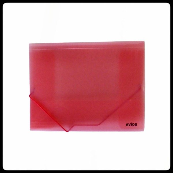 Producto - Carpeta A4 3 Solapas PP C/ELASTICO ROJO