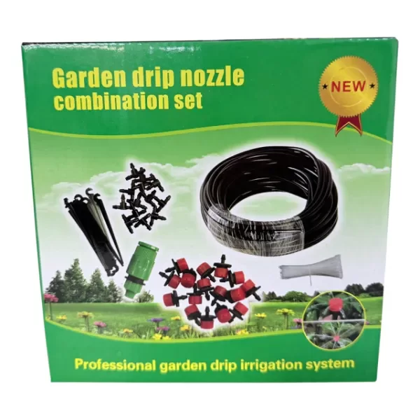 Producto - Kit de Riego por Goteo 20M 20 Goteros Regulables Para Jardín, Huerta y Macetas - 1