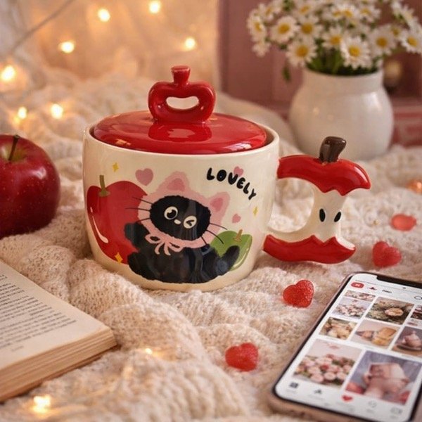 Producto - Taza importada apple cat