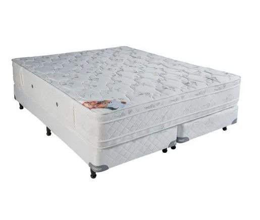 Producto - Sommier y Colchón Deseo DIAMANTE Euro Pillow - Espuma 1 Plaza y Media 100x190x30