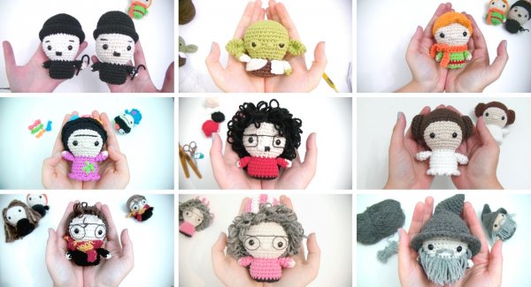Laboratorio de Amigurumis - ONLINE - Mini Personajes - Universo Cora King