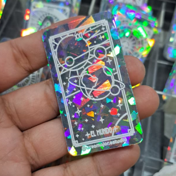 Producto - Stickers de Vinilo UV Holográfico Diamante