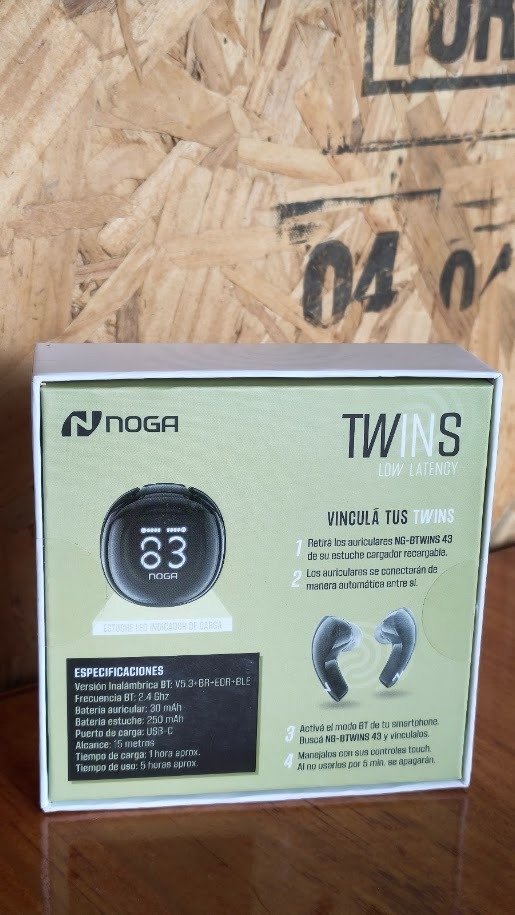 Producto - Auriculares Inalámbricos Bluetooth Celular In Ear Noga Tws43 Color Negro - 1