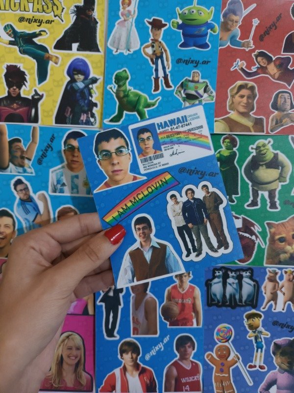 Producto - Plancha de stickers Super Cool / McLovin