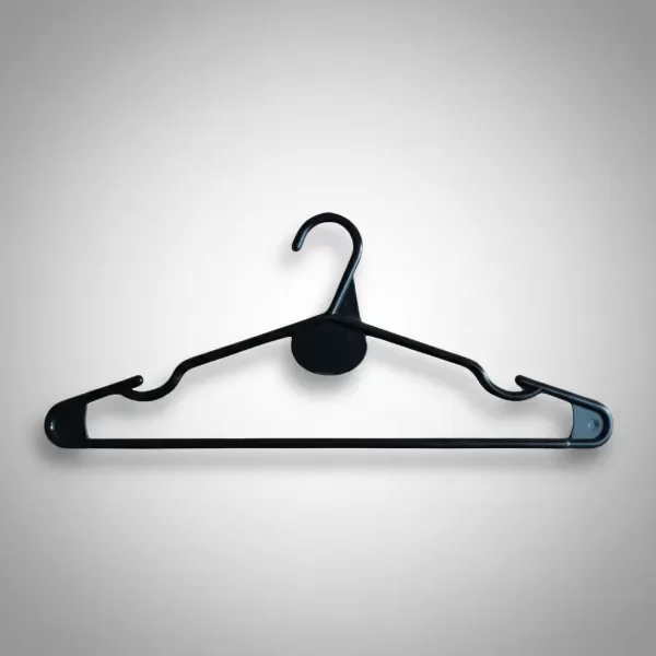 Producto - percha negra 41 cm reforzada x 100 unidades