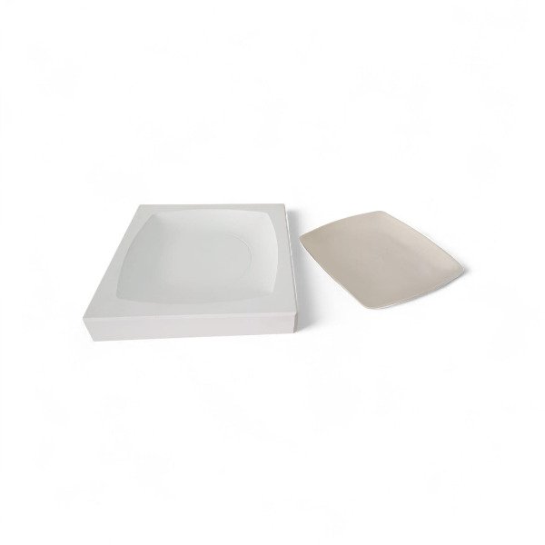 Producto - MOLDES DE YESO PLATO PLAYO CUADRADO V 12