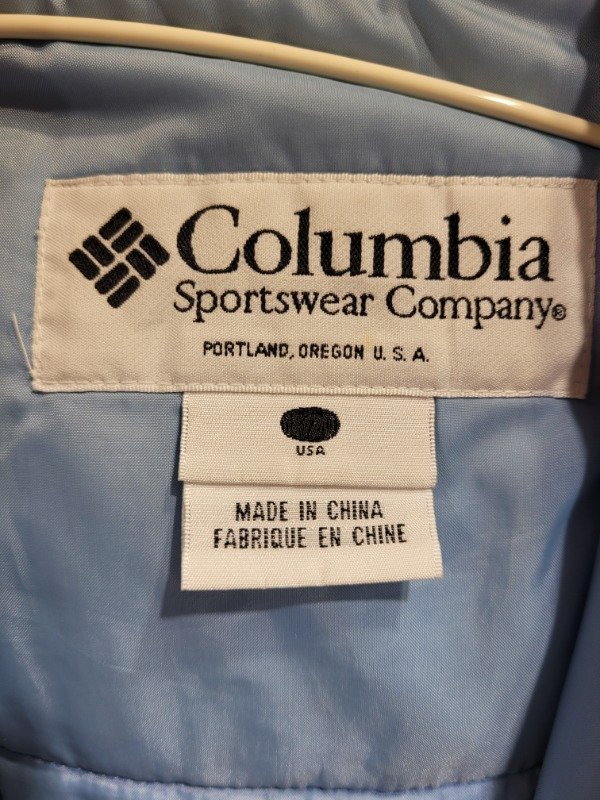 Producto - Campera COLUMBIA celeste Talle L - PRECIO: 180X - 3