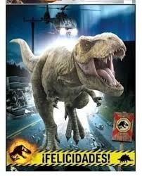 Producto - Cartel Jurassic feliz cumple