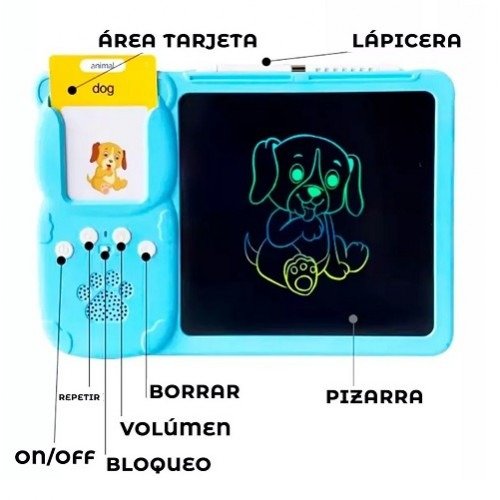 Producto - Pizarra mágica con tarjetas didácticas