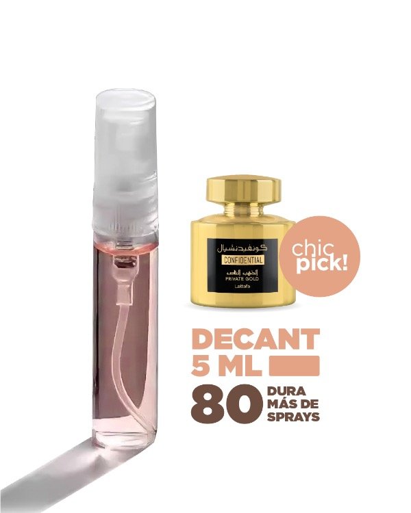 Producto - Decant - Confidetial Private Gold