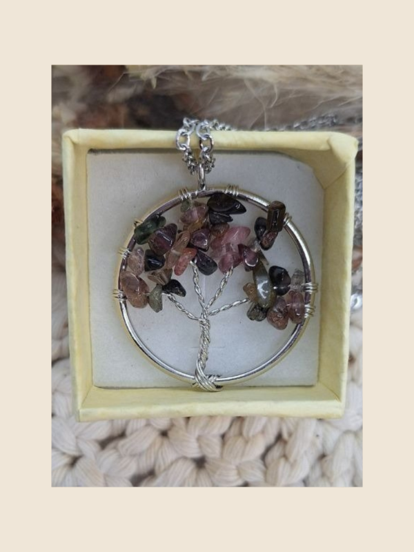 Producto - Collar árbol de la vida turmalina