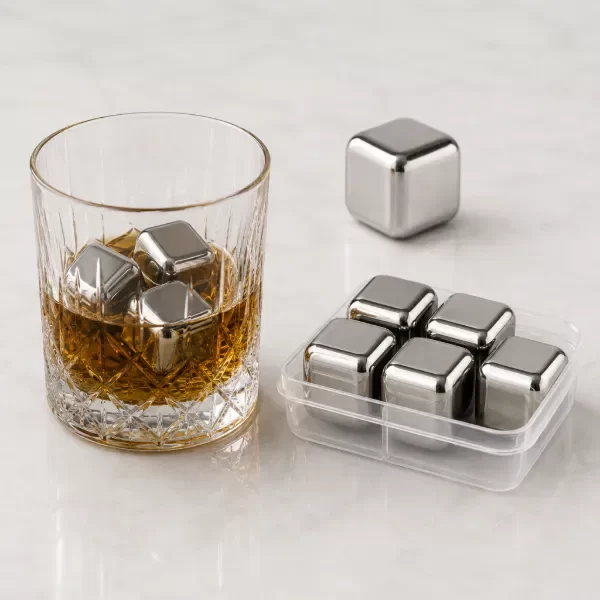 Producto - SET X6 HIELOS ACERO INOX