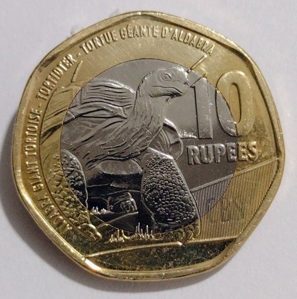 Producto - Seychelles 10 rupias 2018 tortuga - 0