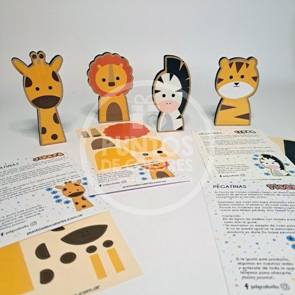 Producto - PEGATINAS - ANIMALES DE LA SELVA - 0