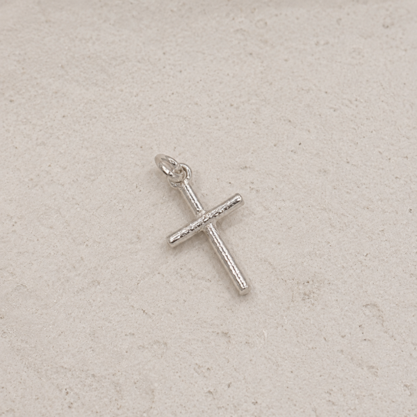 Producto - DIJE CRUZ PLATA FINA