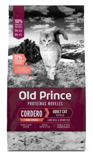 Producto - Old Prince Novel Gato Adulto Esterilizado Cordero 7.5 Kg