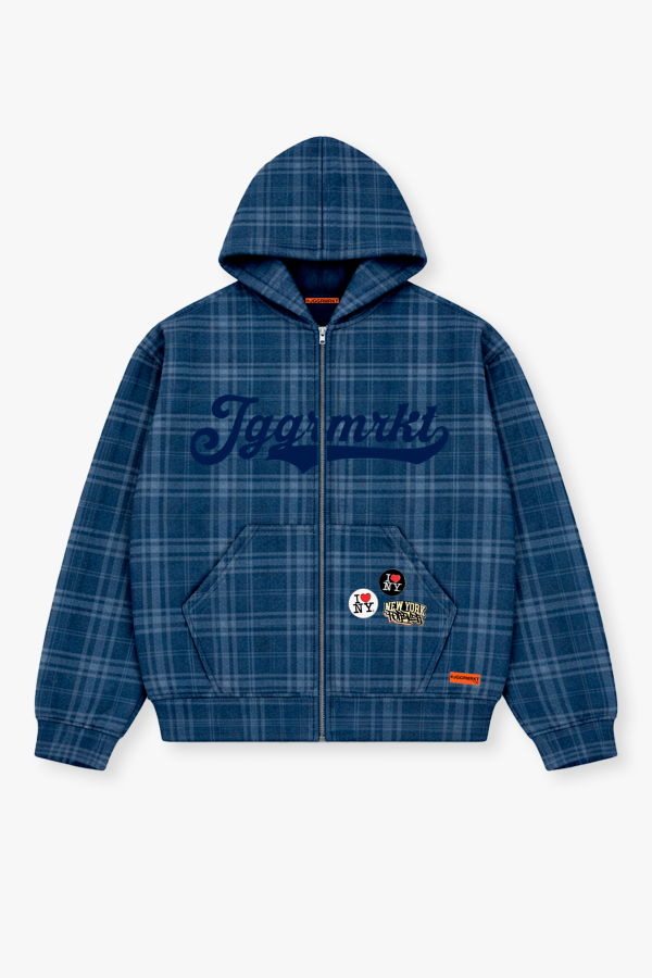 Producto - Hoodie zip tartan Canal st