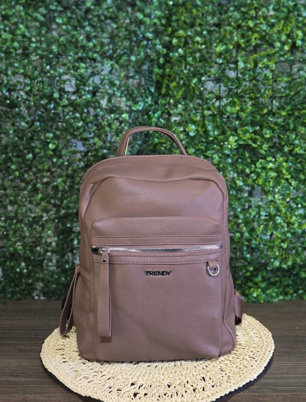 Producto - Mochila Trendy Mujer Cuero PU Doble División