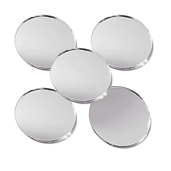 Producto - Espejos circulos 2 cm - 5 unidades