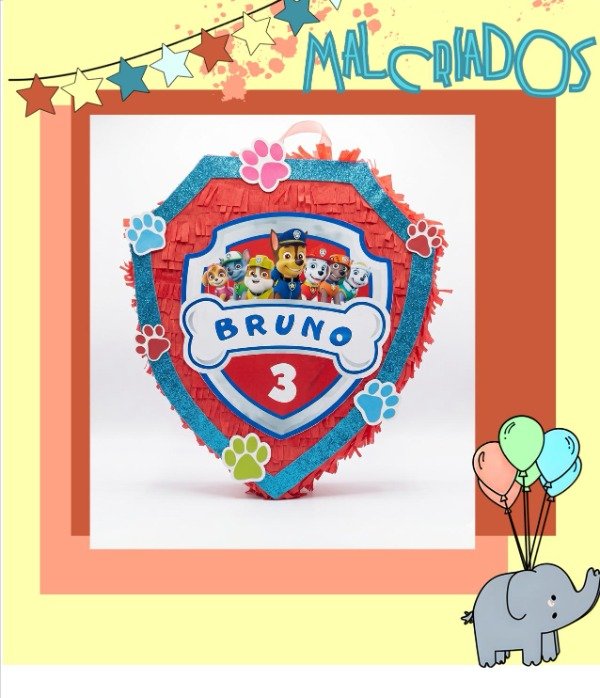 Producto - PIÑATA PAW PATROL PERSONALIZADA