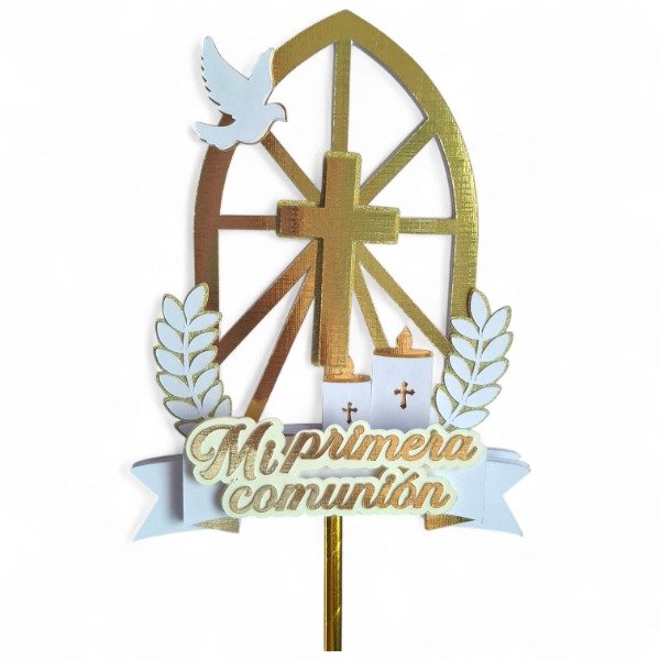 Producto - Cake topper Primera Comunión Mod. 02