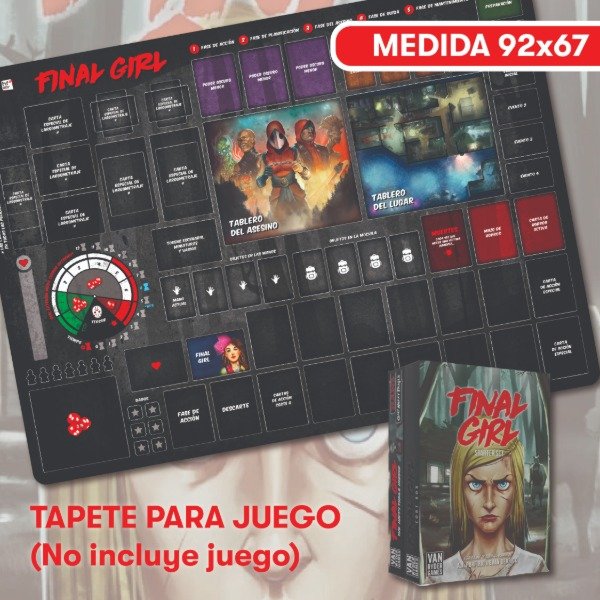 Producto - Final Girl - Tapete de juego en Español 92x67