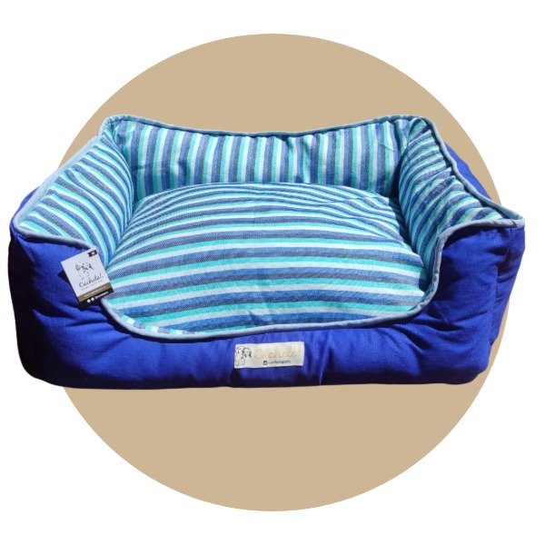 Producto - Moises Rectangular Desmontable Escoces azul y verde Medium