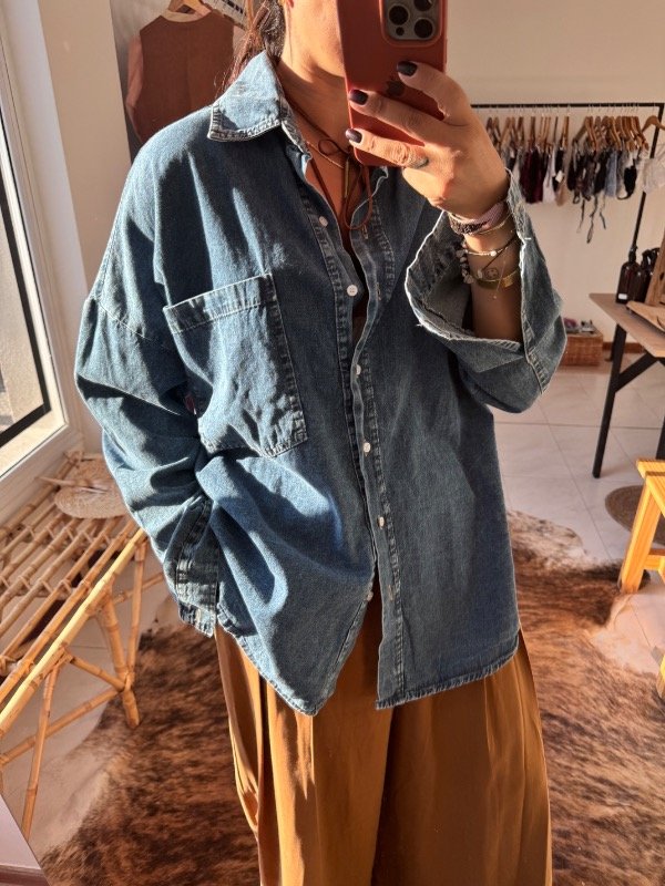 Producto - Camisa jeans azul