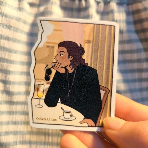 Producto - Sticker vinilo x2 - Good Omens - 2