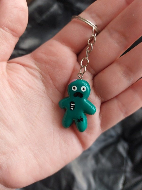 Producto - Llavero Zombie Verde esmeralda