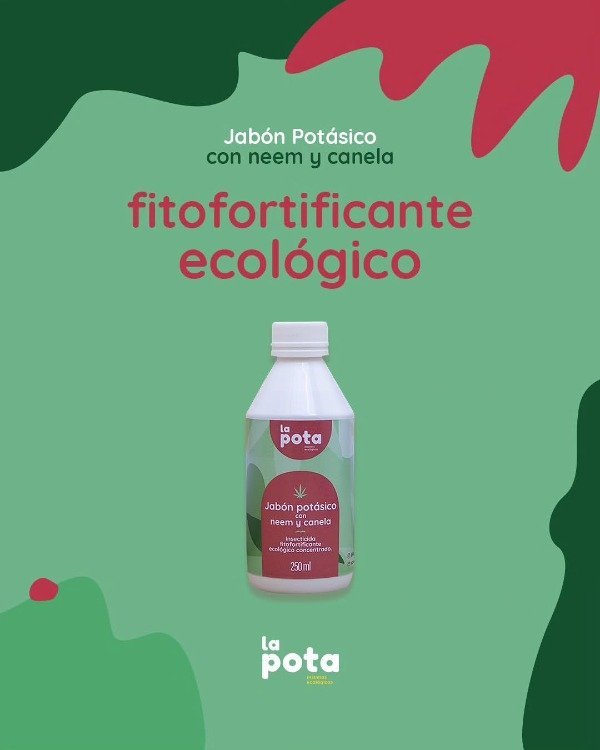 Producto - Jabón Potásico con Neem y Canela La Pota x 250 ml. - 1