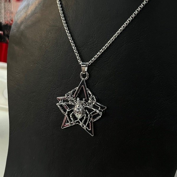 Producto - Collar Spider Star (Acero)