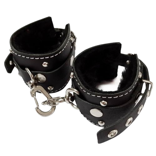 Producto - Esposas Negras Con Peluche
