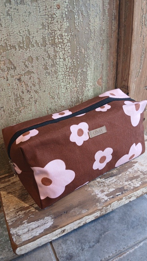 Producto - CARTUCHERA RECTANGULAR FLOR