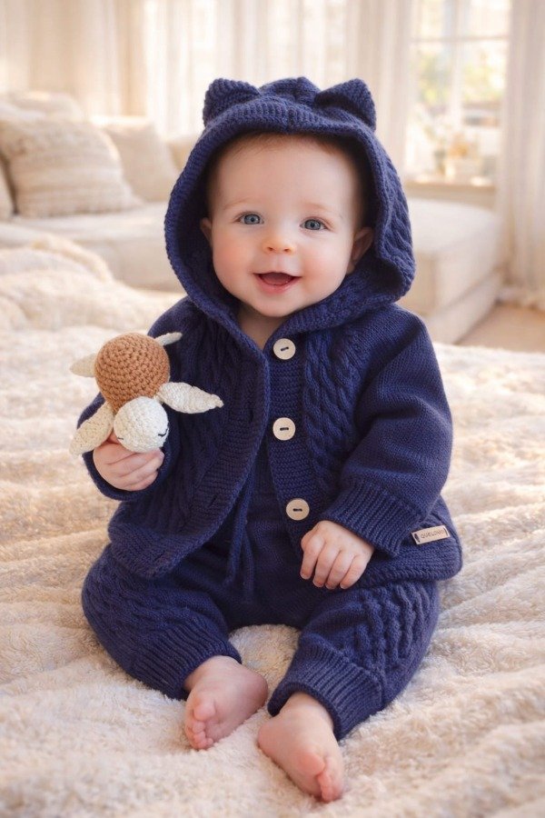 Producto - CAMPERA OREJITAS AZUL