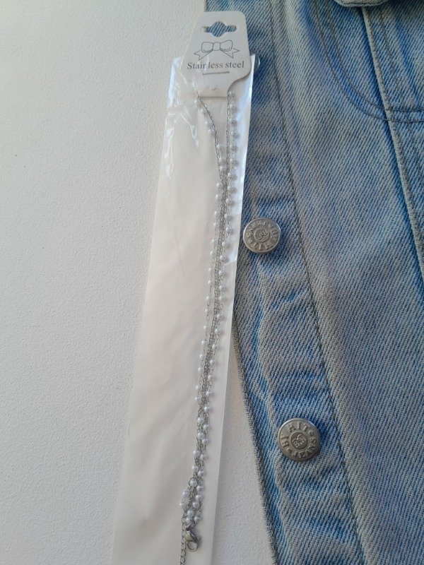 Producto - Cadena doble con perlas