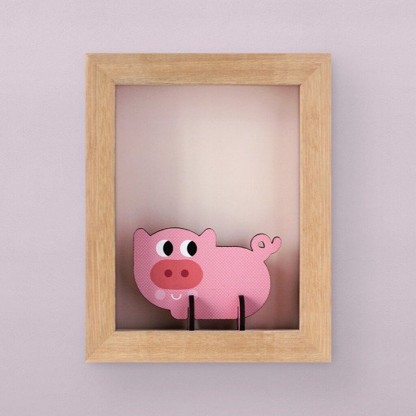 Producto - Cuadro Granja 20x16 Chancho