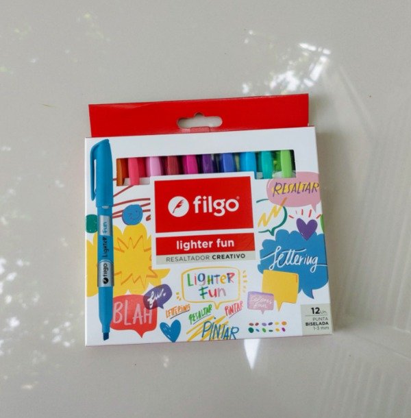 Producto - 12 Resaltadores Lighter Filgo