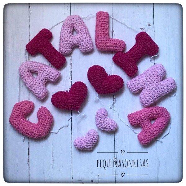 Producto - Cartel de 8 Letras con 4 adornos - 7