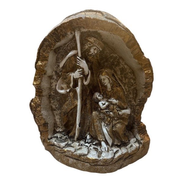 Producto - PESEBRE DE RESINA NACIONAL PATINADO - 25CM