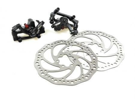 Producto - Set de frenos a disco mecanico + discos 160mm